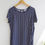 Miniatura: Blusa de jersey listrado navy Fucsia - 46