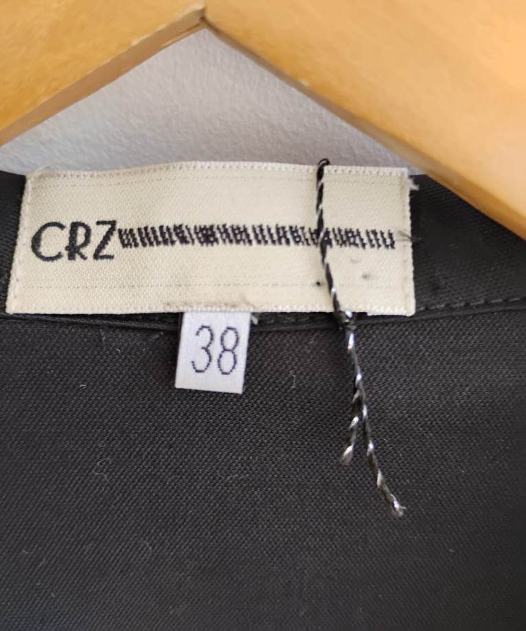 Miniature : Casaqueto preto resinado Crazy - 38 40