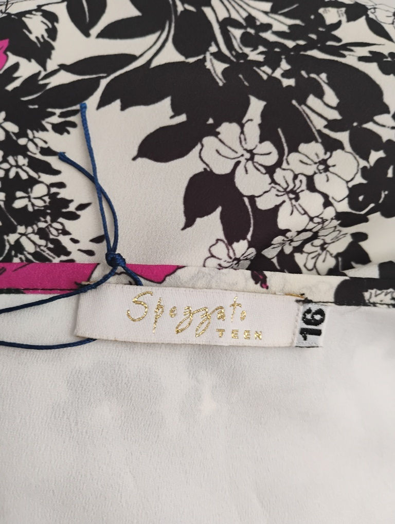 Miniatura: Saia envelope floral Spezzato - 16 anos