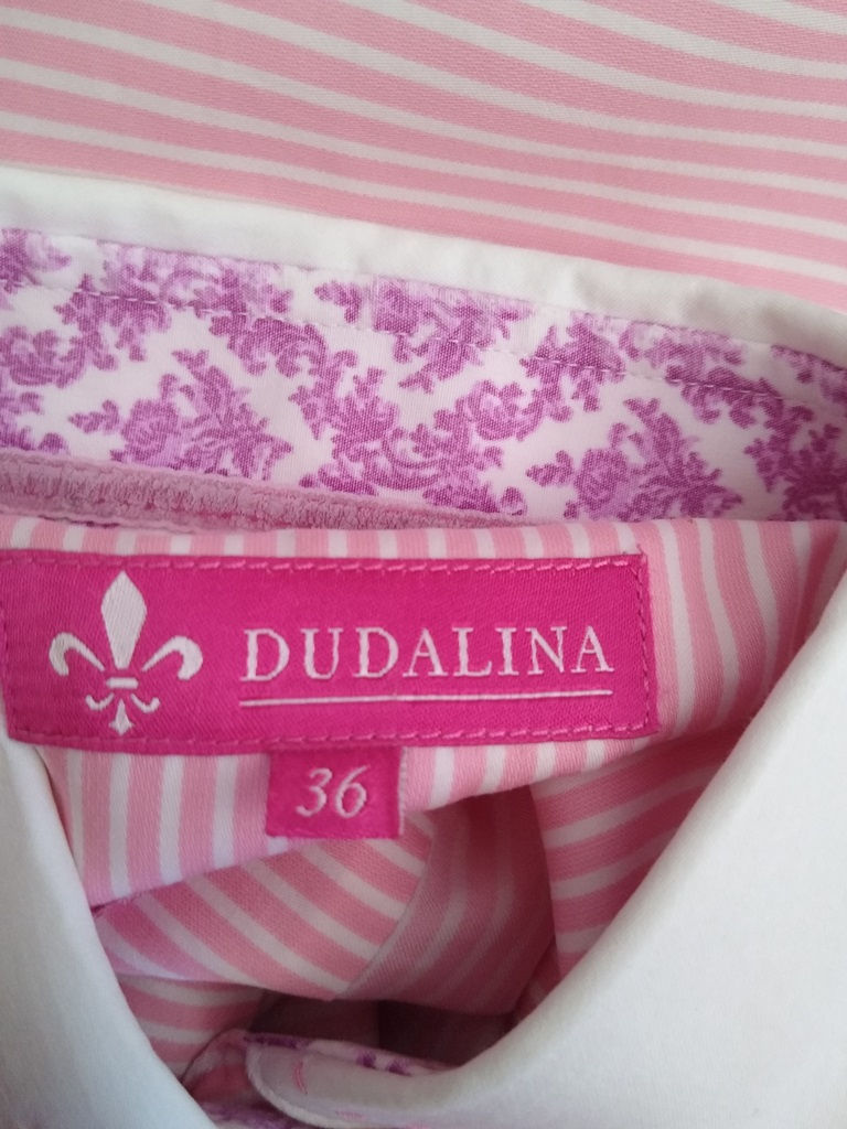Miniaturbild: Camisa listrada rosa Dudalina - 36