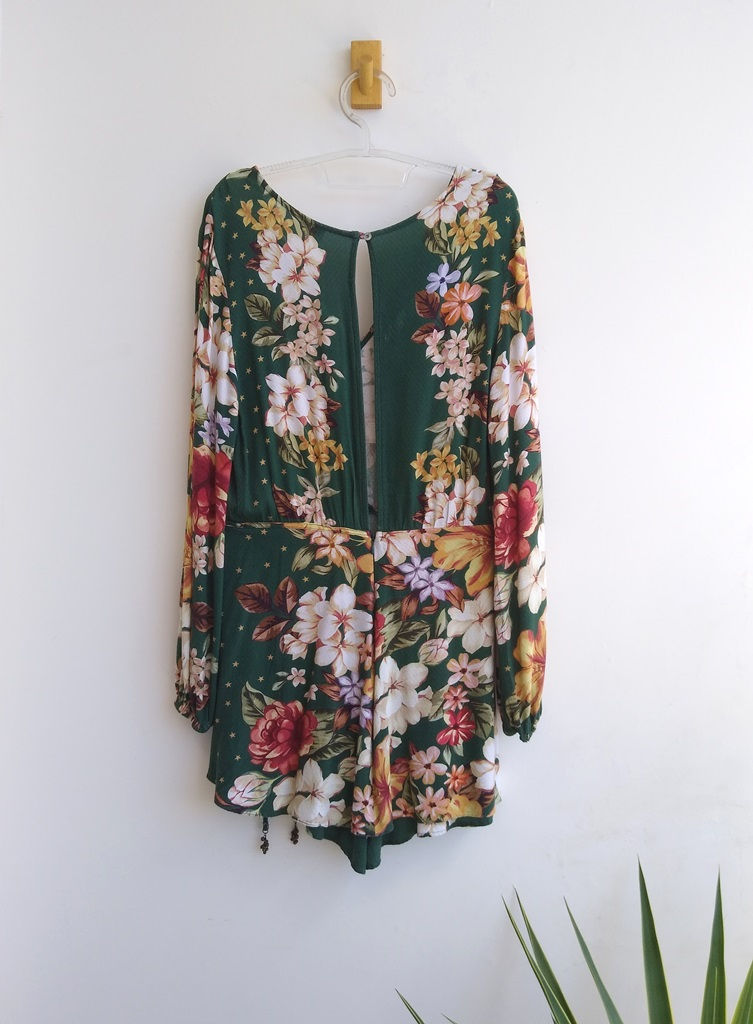 Miniatura: Macaquinho transpassado floral Farm - G