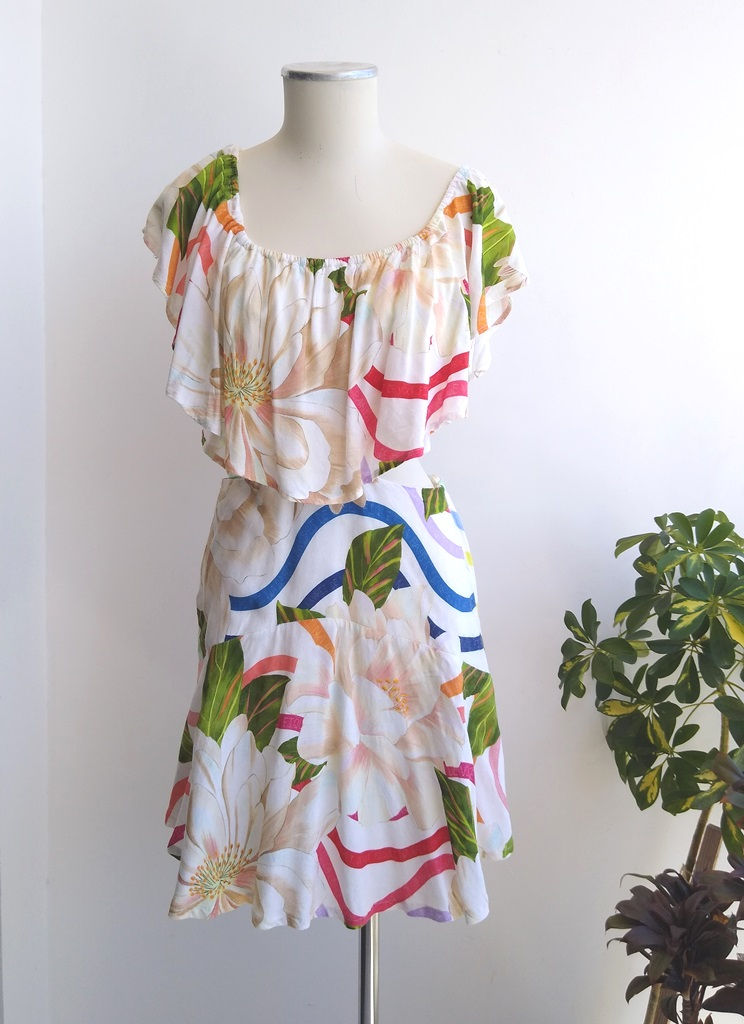 Vestido ciganinha floral Farm - M