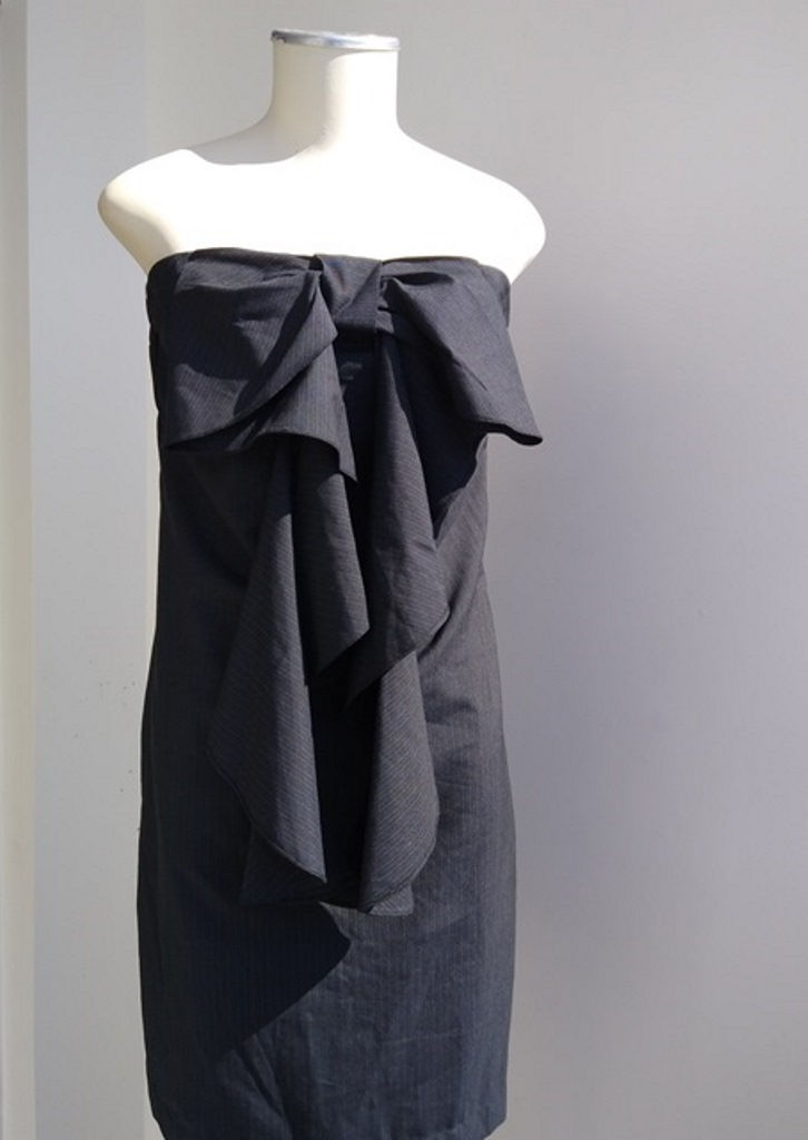 Vestido tomara-que-caia laço Brooksfield Donna - 42