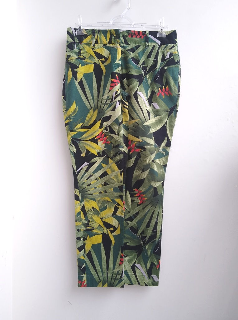 Calça estampa tropical MOB - 38