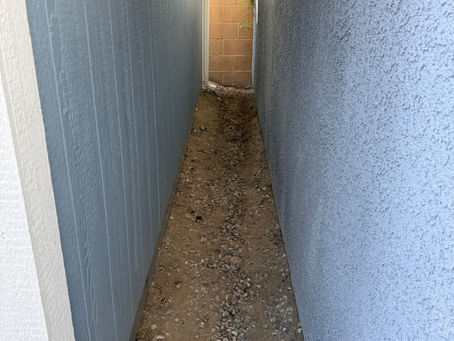 Preventing Foundation Damage with Yard Drainage – A Current Project by Sinai Construction