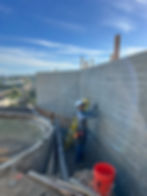 Sinai Construction, Hillside retaining wall, Los Angeles contractors, waterproofing, rain, contact us