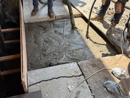 Pouring Concrete: The Final Step in Soft Story Retrofit Strengthening