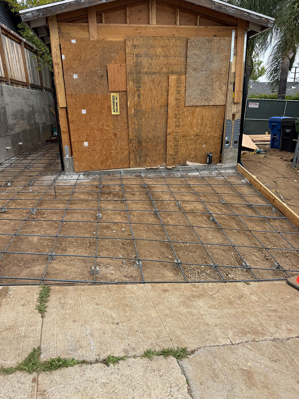 Sinai Construction, Concrete, foundation, Los Angeles, Contractors, garage foundation,
