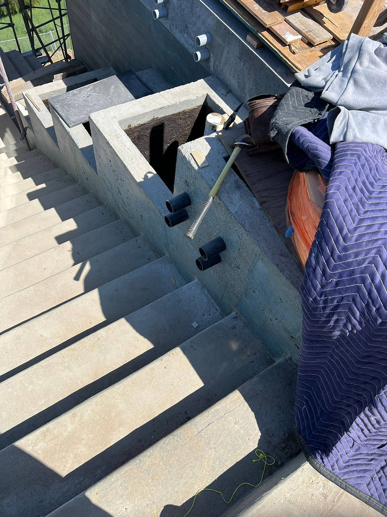 Sinai Construction, contact us, Los Angeles experts, foundation, hillside, stairs, steps,