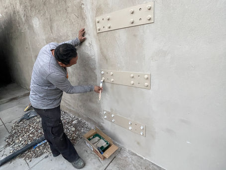 Final Phase: Strengthening and Refinishing a Retaining Wall Repair