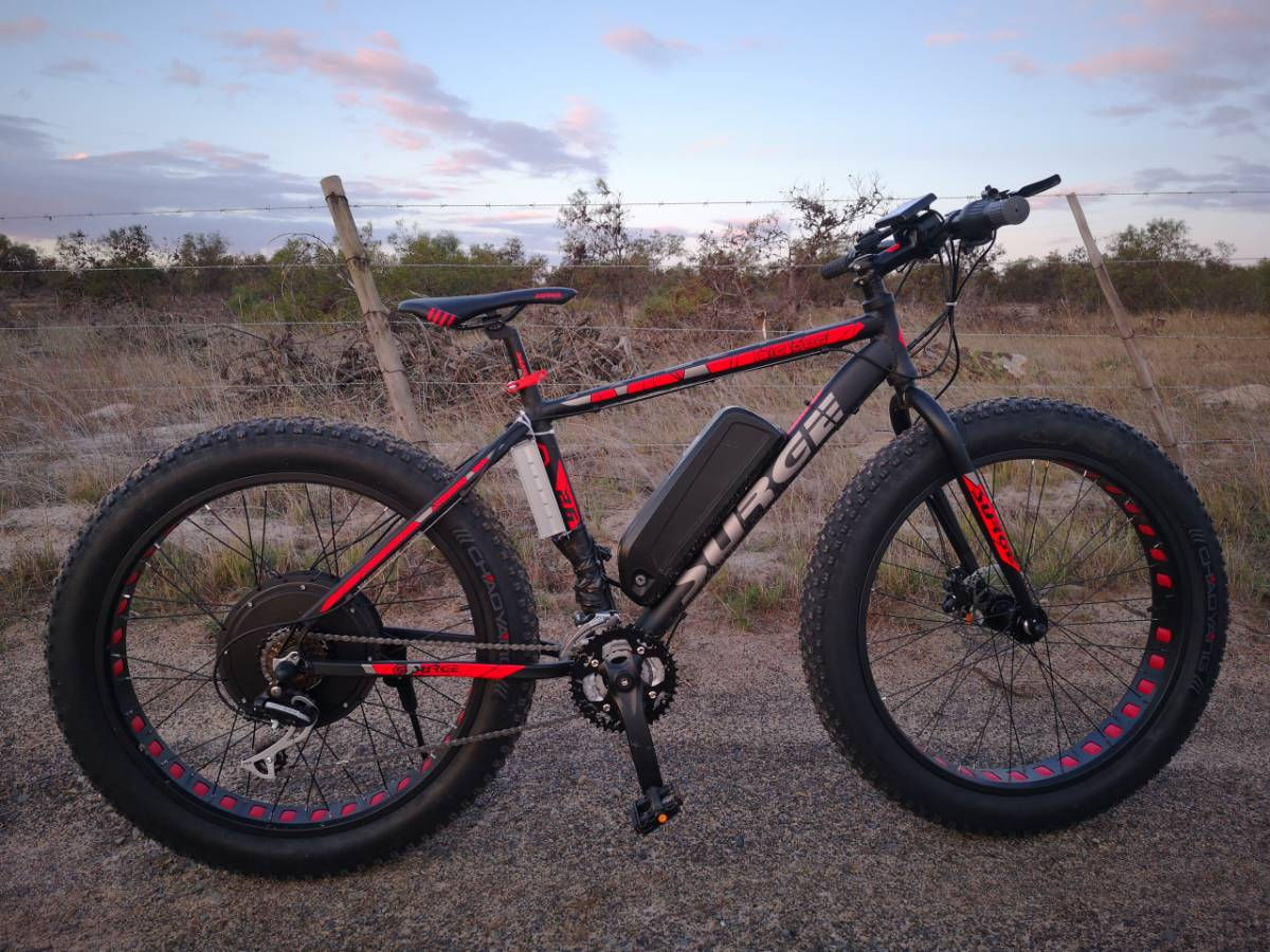 Surge Big Dog fitted with 48volt 1kw rear hub motor