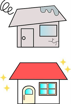 家のひび
