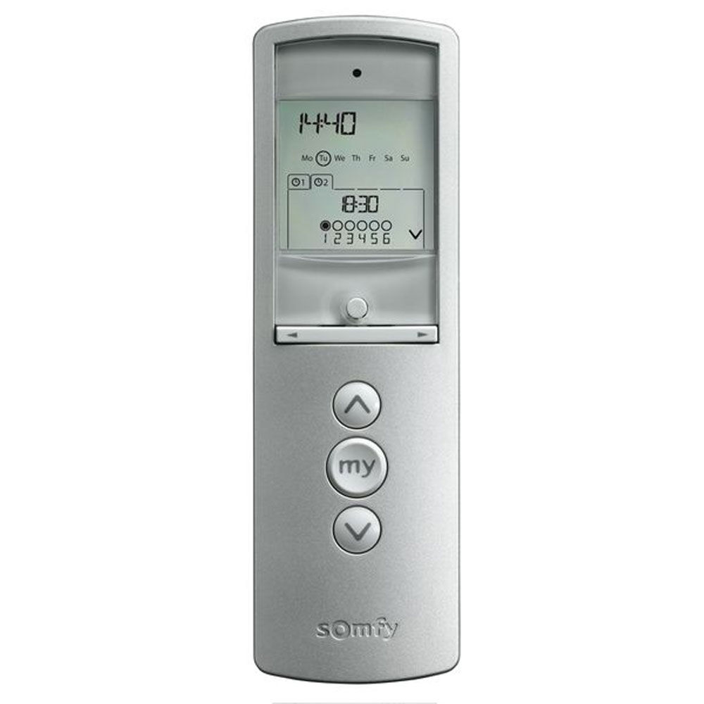 Controle / Emissor Somfy TELIS 16 RTS SILVER - 16 canais