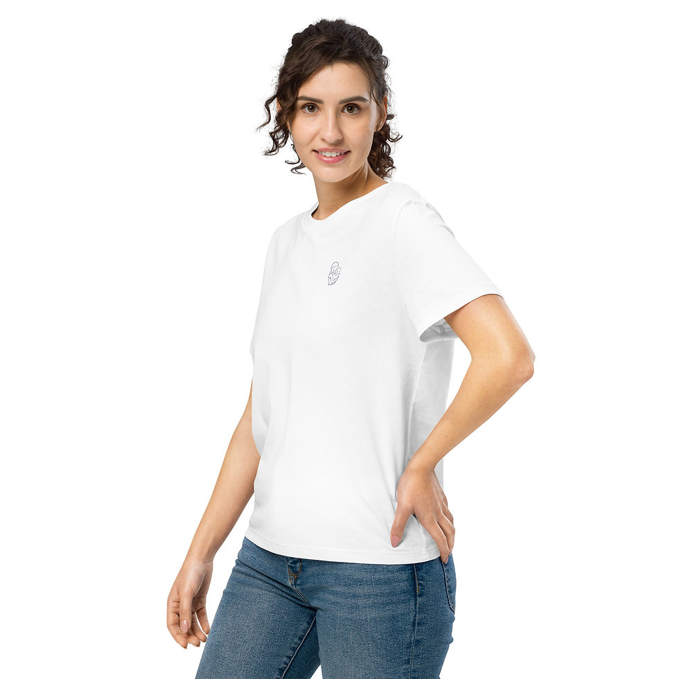 Thumbnail: Women’s organic ribbed neck t-shirt