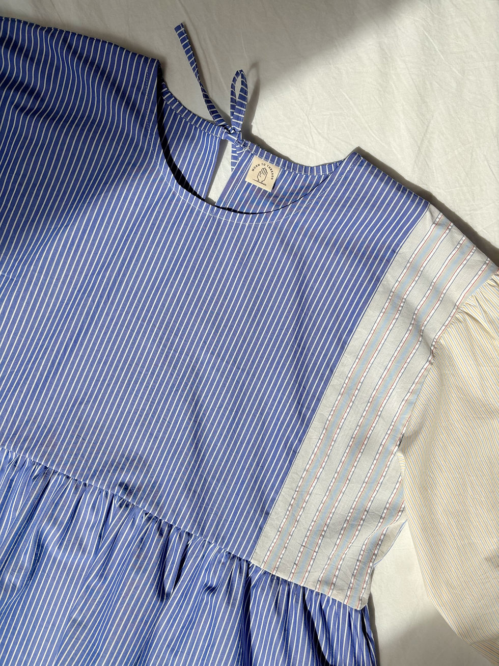 Thumbnail: Sample Smock Top - L-XL - Patchwork