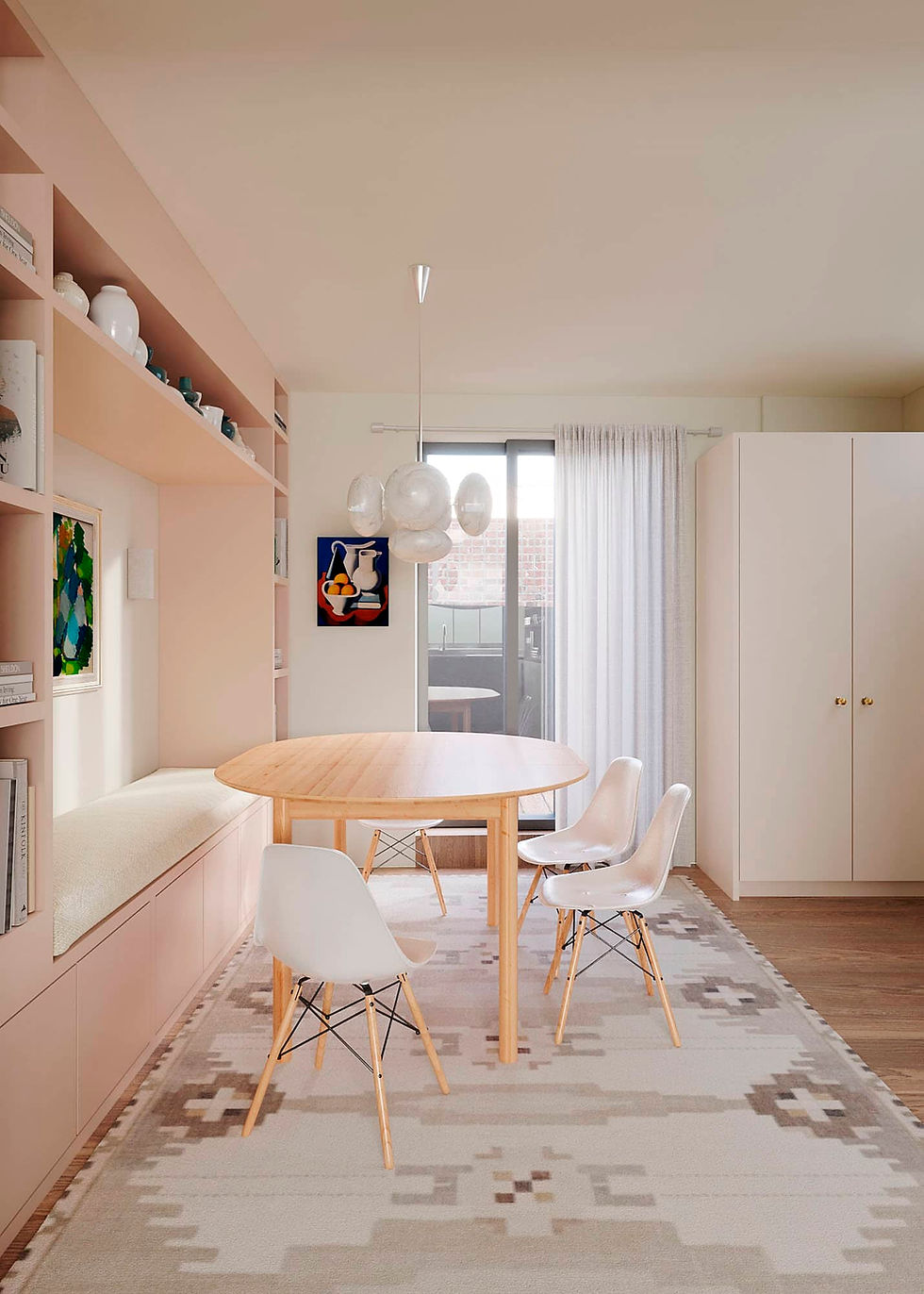 Basement Kitchen Diner Redesign with Oak Joinery, Mile End, London