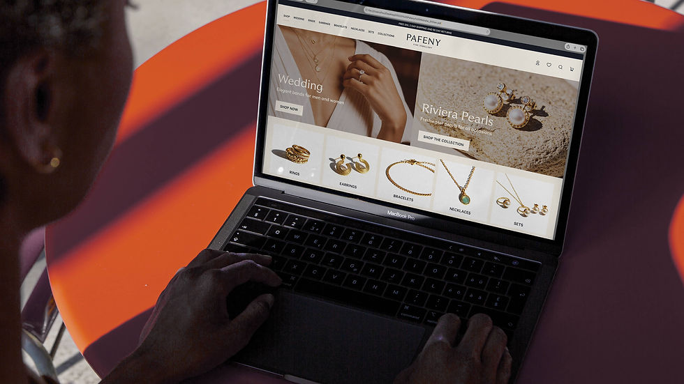 Pafeny Fine Jewellery Website