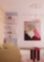Bespoke shelving Victorian Seating Area