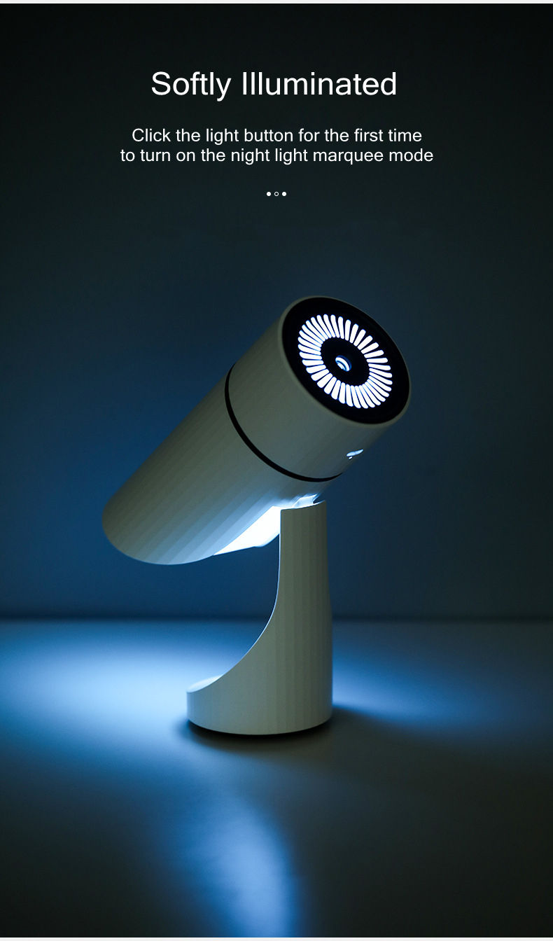 Thumbnail: Wireless 260ml Humidifier & Essential Oil Diffuser with 1000mAh Battery