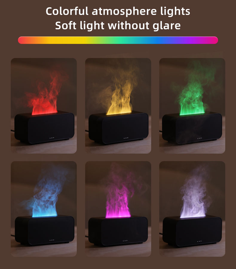 Thumbnail: Colorful Flame Effect Aroma Diffuser & Humidifier