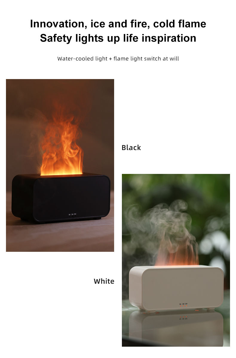 Thumbnail: Colorful Flame Effect Aroma Diffuser & Humidifier