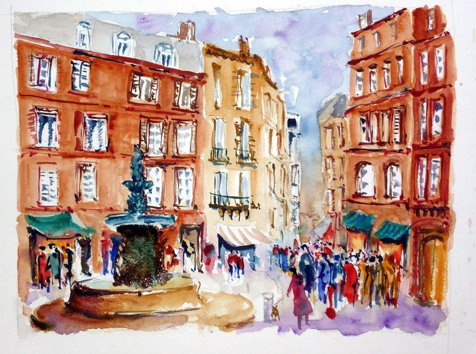 Toulouse Place Salengro (50x40)