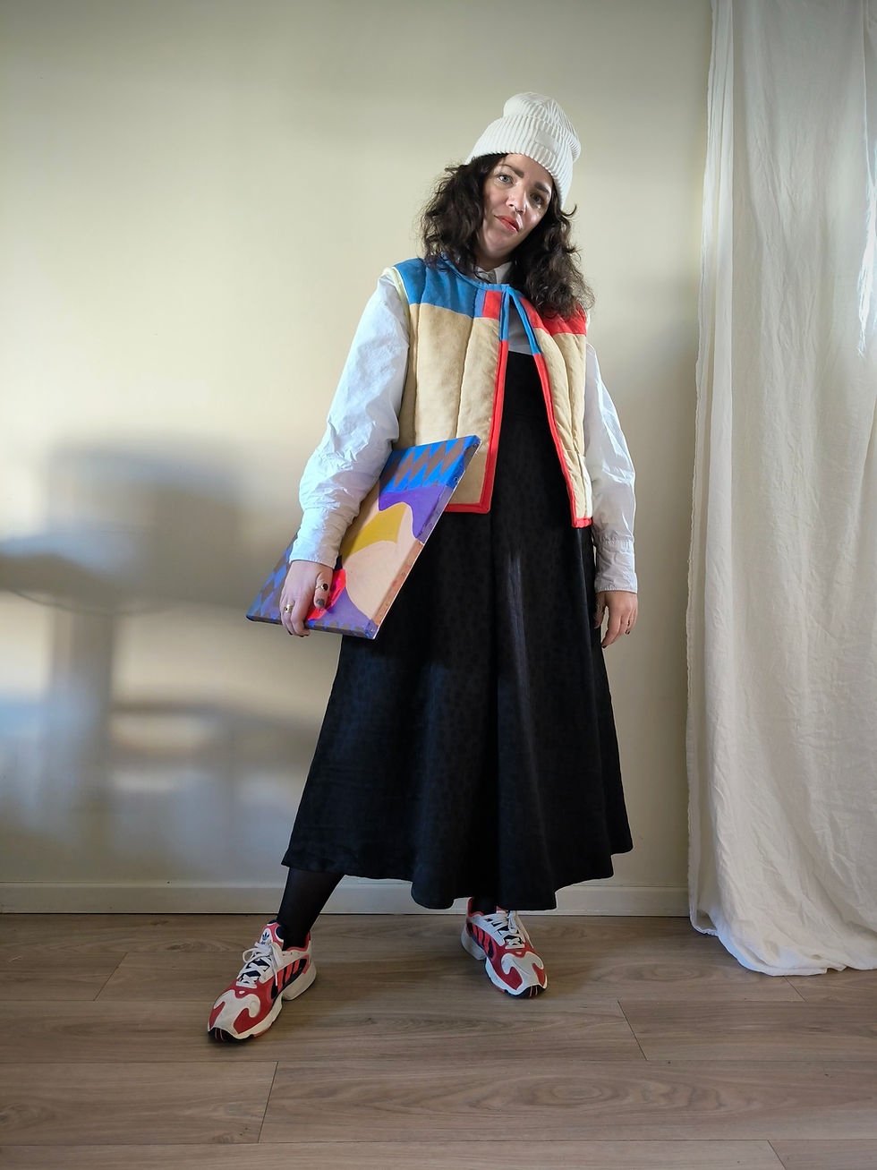 Miniature : VESTE QUILTÉE MAIN  "ENFANCE "