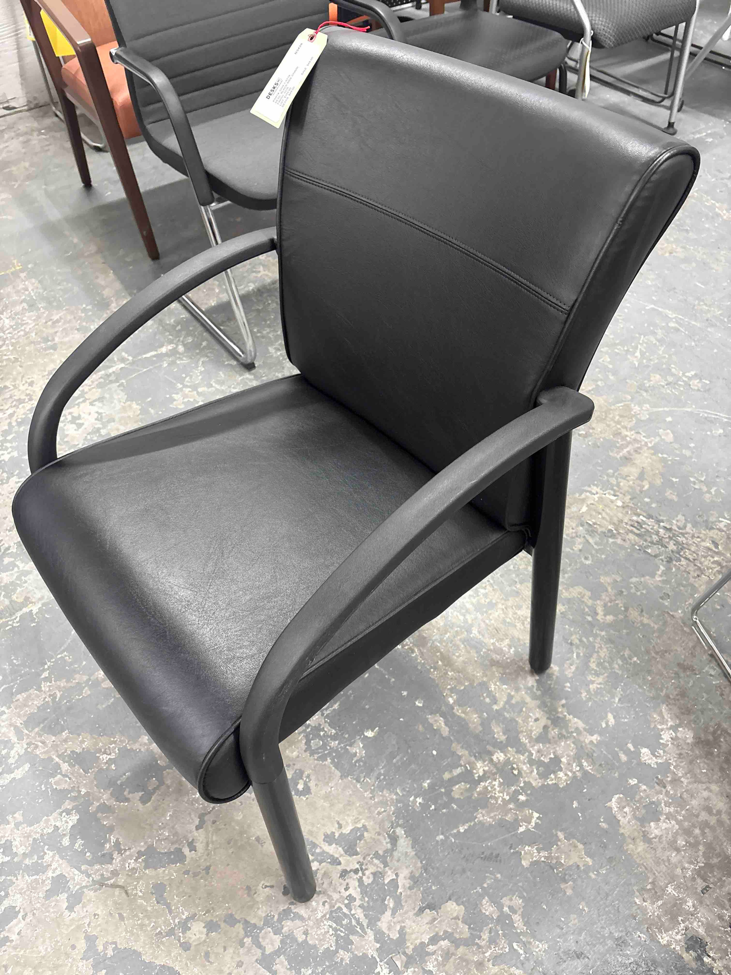 Black side chair/