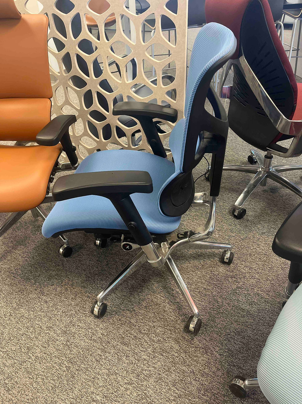 Thumbnail: MWS Glacier Mesh X-Chair W/Headrest