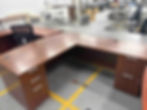 Thumbnail: 72"X84" RH DBL PED BOW FRONT "L" SHAPE DESK
