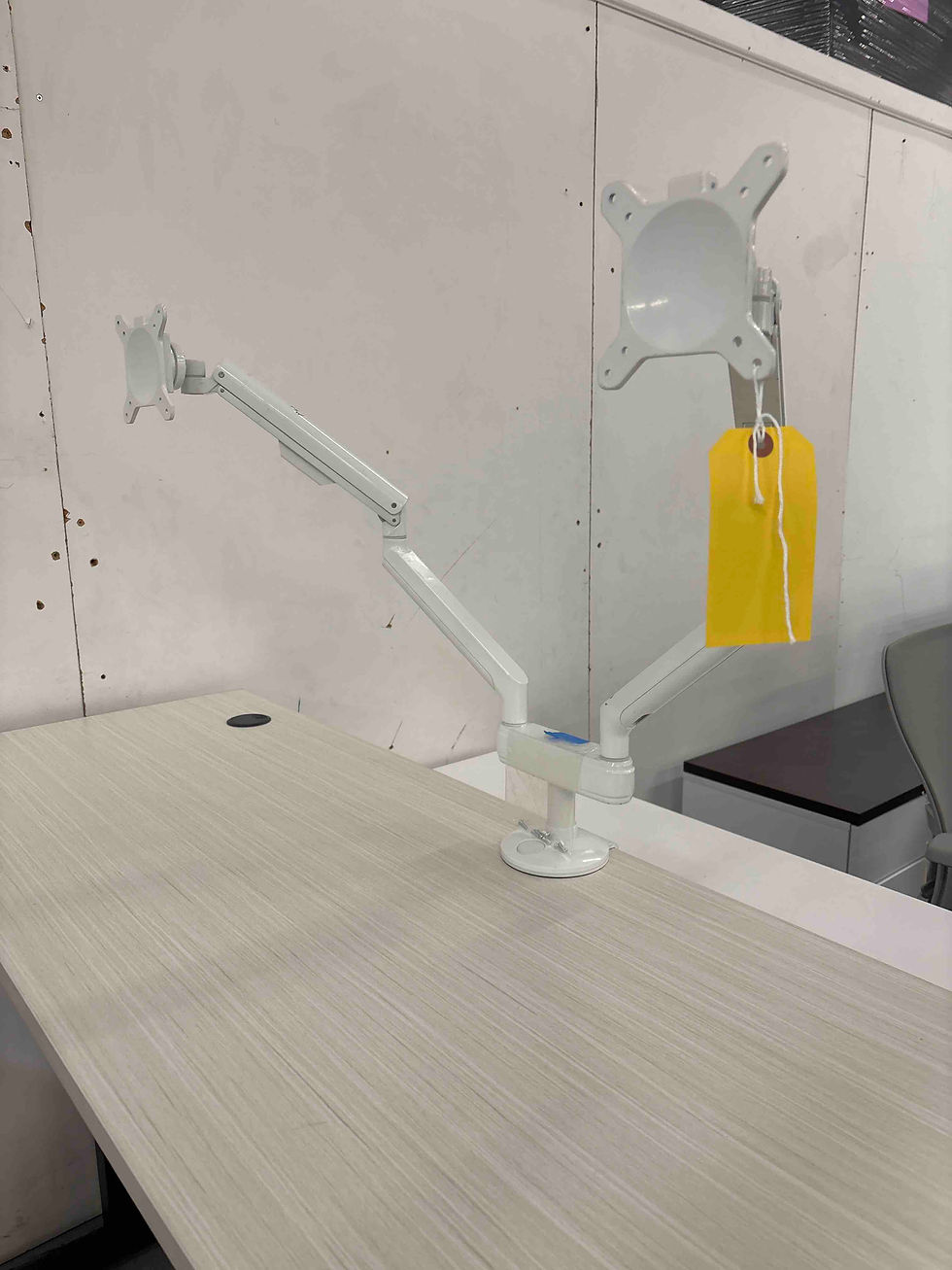 Duel Monitor Arm/ WHT