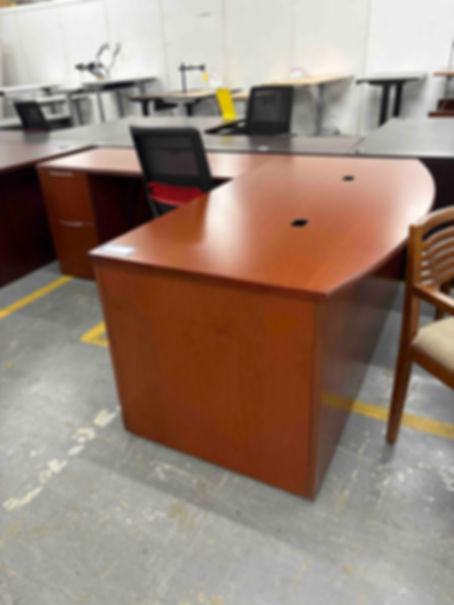 66"X90" LH Bow front  Single PED "L"