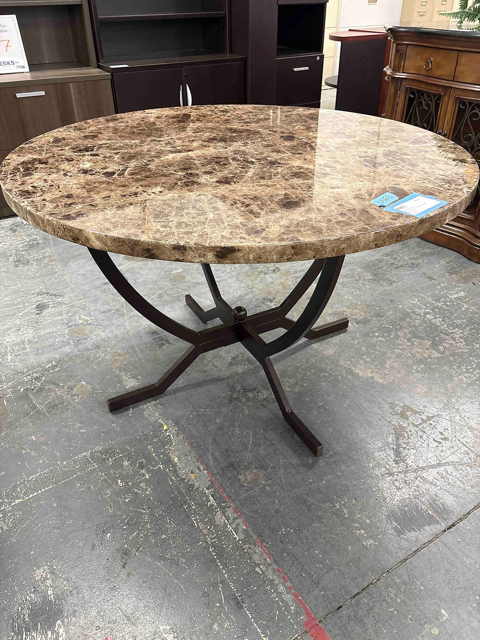 Thumbnail: 48" Round table/ Metal base