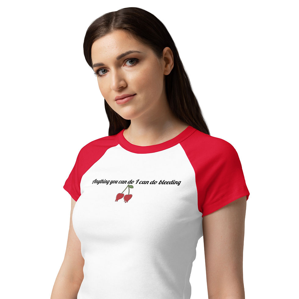 Thumbnail: I Can Do It Too! micro rib raglan baby tee