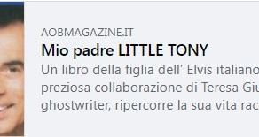 AOBMagazine - "Mio padre LITTLE TONY".