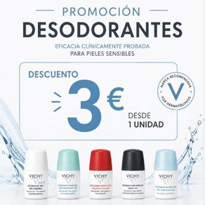 Descuento desodorantes Vichy