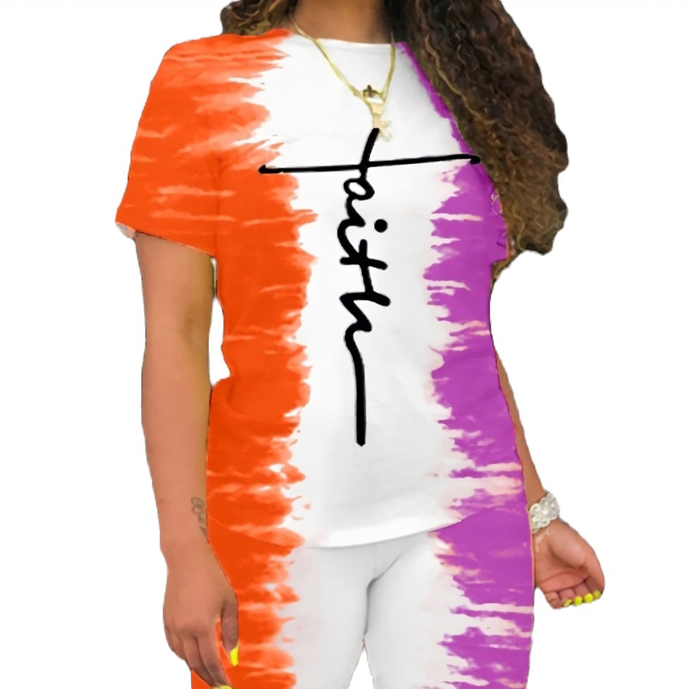 Thumbnail: Women's "Faith" Shorts Set