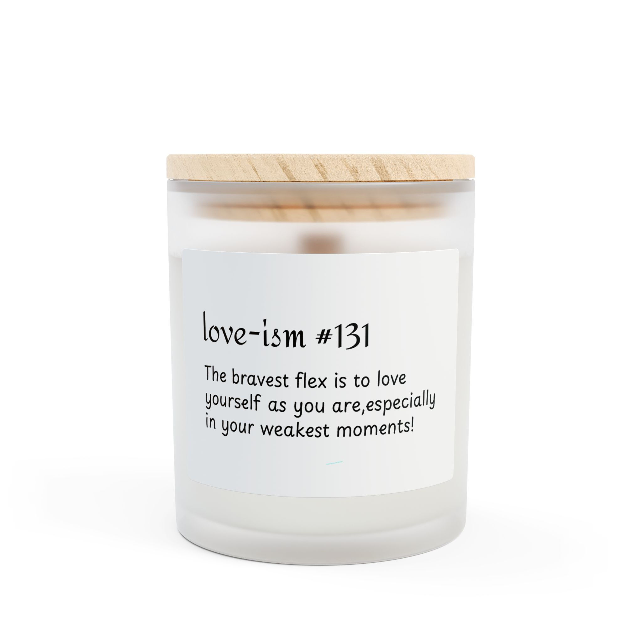 Empowerment Candle: Love-ism #131 for Self-Care | Serene Home Decor