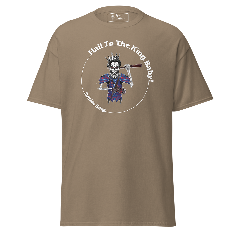 Thumbnail: Hail to the King 2, White Print Classic tee