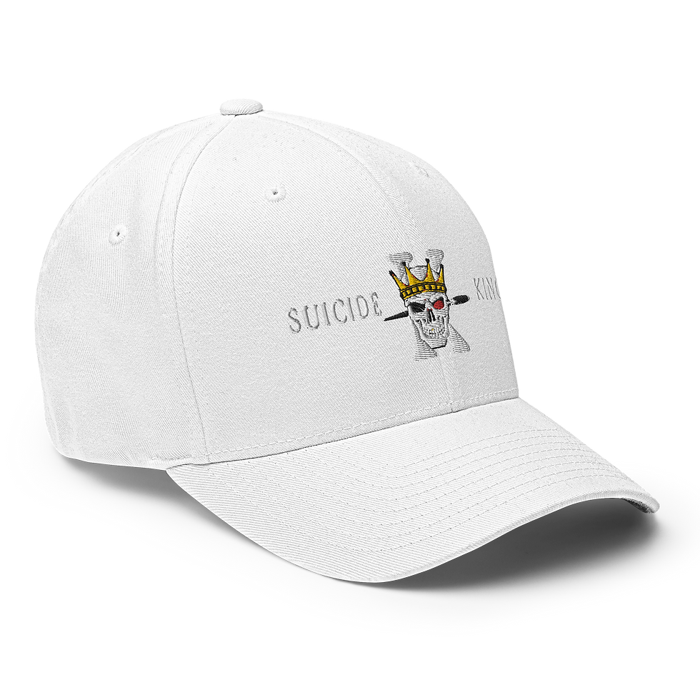 Thumbnail: SK White K Skull, Flex Fit Cap