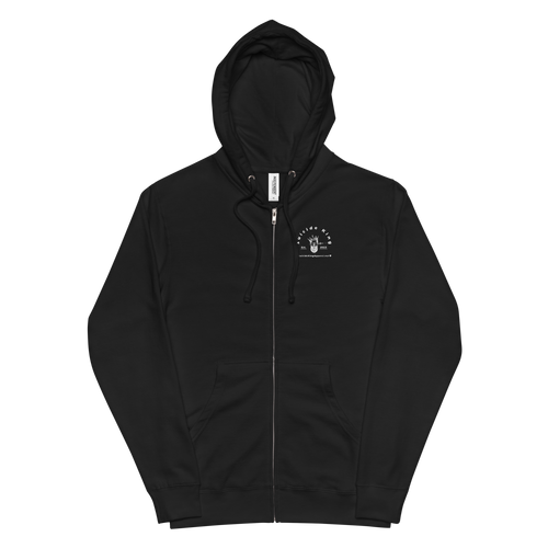 2Skulls, Unisex fleece zip up hoodie | Suicide King Apparel