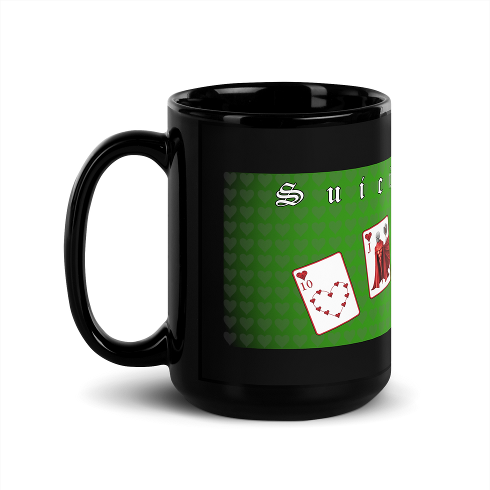 Thumbnail: Royal Flush Black Glossy Mug