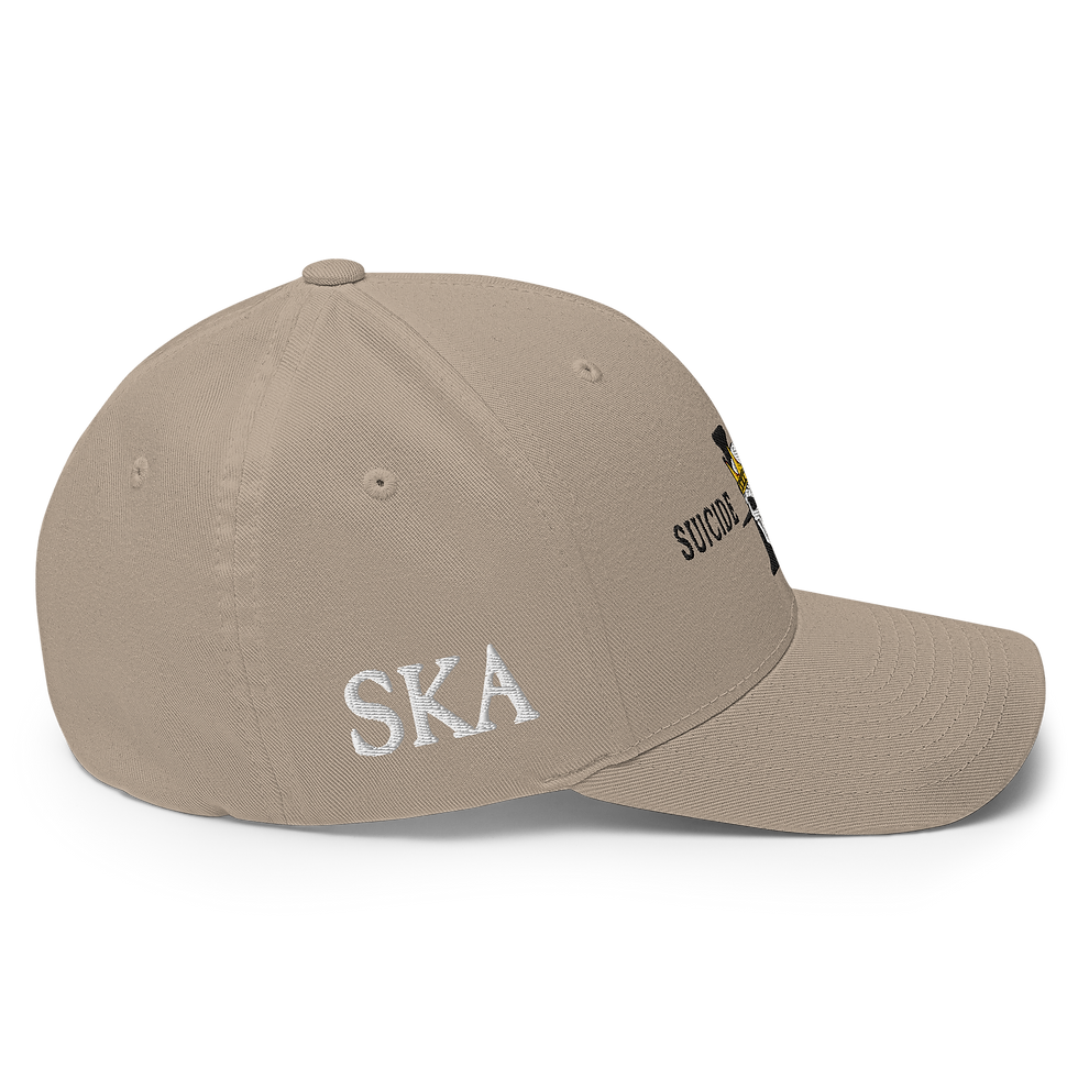 Thumbnail: SK Black K Skull, Flex Fit Cap