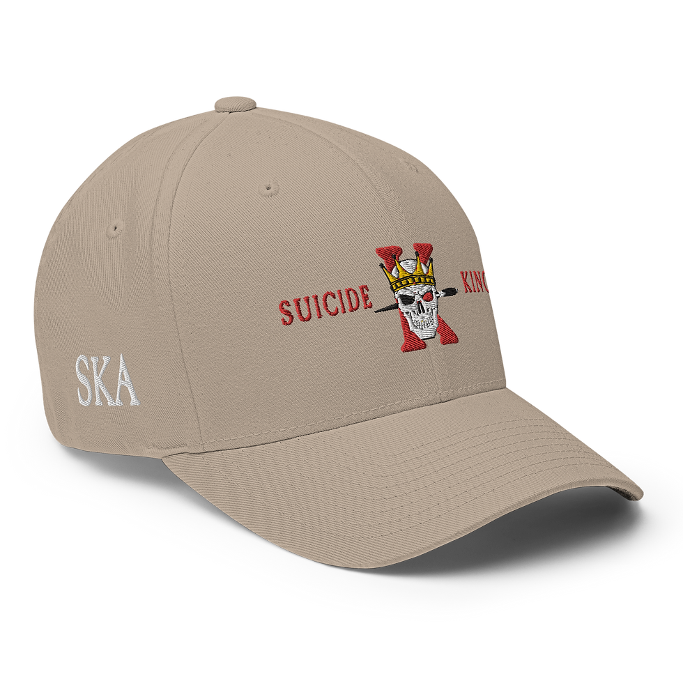 Thumbnail: SK Red K Skull, Flex Fit Cap