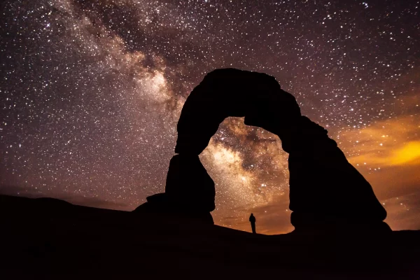 yıldız gözlemi Arches National Park, Utah