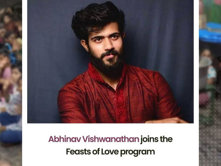 A True Hero: Abhinav Viswanathan Supports 'Feasts of Love'