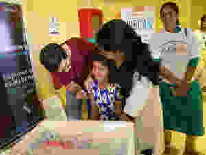 Doctor vaccinating a child