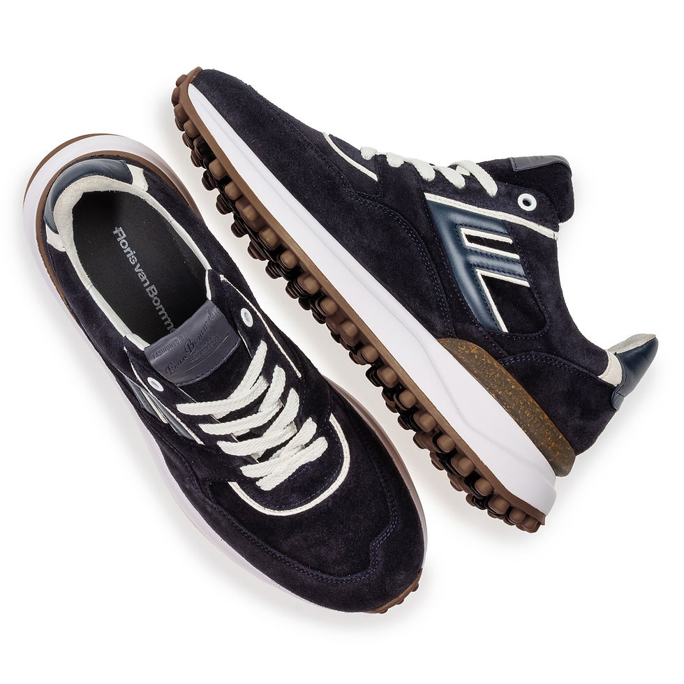 Thumbnail: Floris van Bommel sneaker Noppi 38.11 d.blue art. SFM-10223-41-01