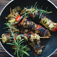 Brochettes de poulet