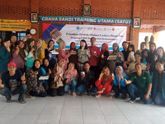 Pelatihan Pengolahan Produk Cookies Daun Djati bersama FTP UKWMS & Teknobiologi UBAYA